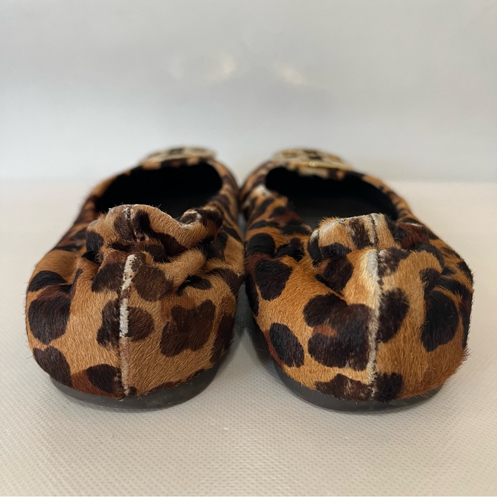 Tory Burch Reva Leopard Flat Calf Skin - Picture 5 of 7